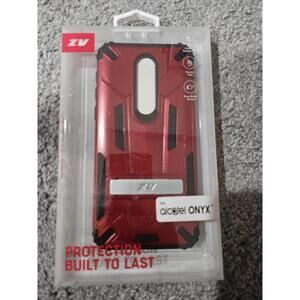 Phone Case For Alcatel Onyx Zizo Brand Red Bolt With Kickstand